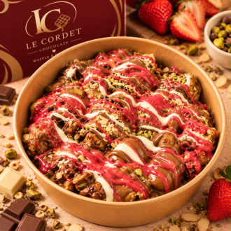 Le Cordet Frambuaz Çikolatalı X Large Bowl Waffle görseli