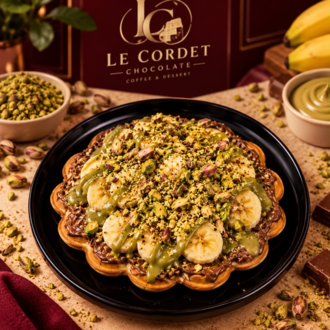 Klasik Antep Fıstıklı Waffle görseli