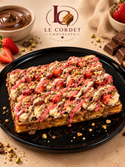 Le Cordet Frambuaz Çikolatalı Waffle görseli