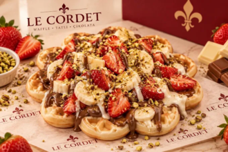 Klasik Sütlü Çikolatalı Waffle görseli