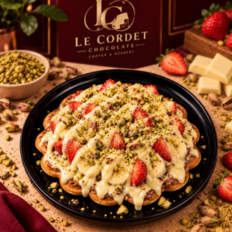 Klasik Beyaz Çikolatalı Waffle görseli
