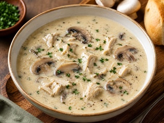 Kremalı & Mantarlı Çorba görseli