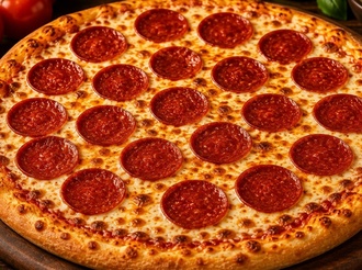 Büyük Boy Pepperoni Pizza görseli