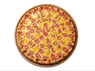 Sosisli Pizza (2-3 Kişilik) görseli