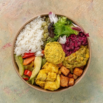 Portakallı Tavuk Bowl görseli