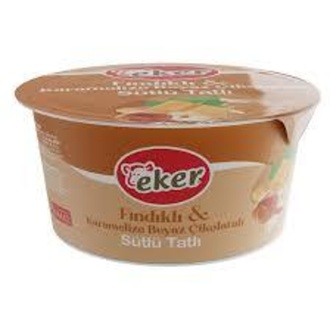 Eker Fındıklı & Karamelize Beyaz Çikolatalı Sütlü Tatlı görseli
