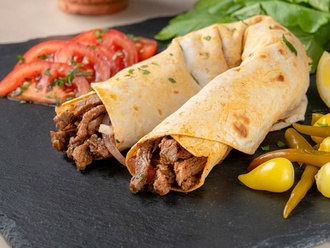 3 Et Lavaş Menü + 3Ayran ( 70-80Gr) görseli