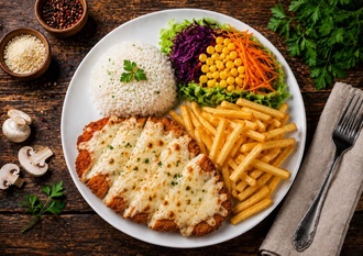 Kaşarlı Şnitzel Menü görseli