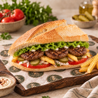 Yarım Ekmek Köfte (3 Adet) görseli