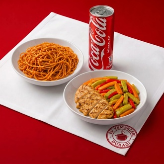 Salçalı Spagetti Ve Izgara Tavuk Menü görseli