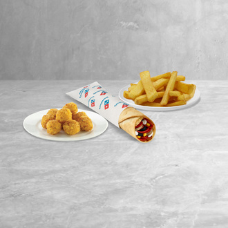 Dürümos + Patates + Tavuk görseli