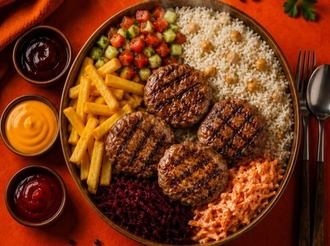 Izgara Kasap Köfte Bowl Pilav görseli