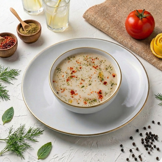 Soğuk Ayran Aşı Çorbası görseli
