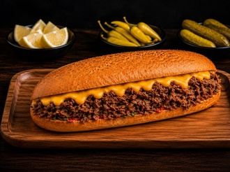 Ekmek Arası Cheddarlı Et Tantuni görseli