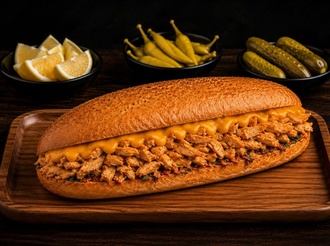 Ekmek Arası Cheddarlı Tavuk Tantuni görseli