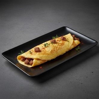 Kavurmalı Omlet görseli
