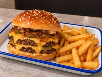 Double Cheedar Burger görseli