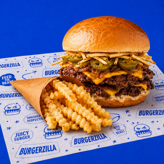 Jalapeno Smash Burger & Patates Kızartması görseli