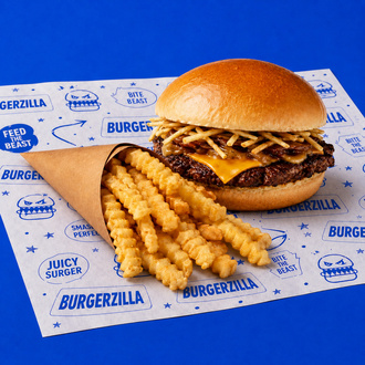Single Zilla Smash Burger & Patates Kızartması görseli