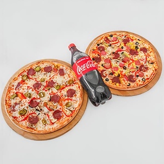 2'Li Büyük Boy Pizza Menü 1 görseli