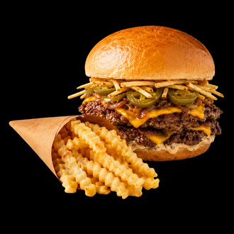 Jalapeno Smash Burger & Patates Kızartması görseli