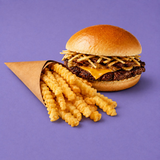 Single Zilla Smash Burger & Patates Kızartması görseli