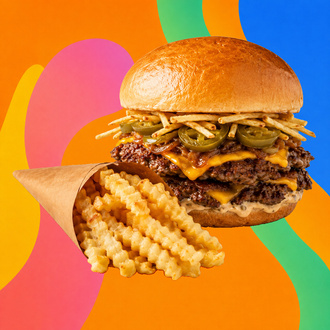 Jalapeno Smash Burger & Patates Kızartması görseli