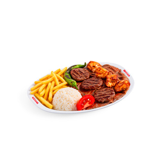 Karışık Izgara (Tavuk (72 Gr.), Köfte (75 Gr.), Et (60 Gr.) görseli