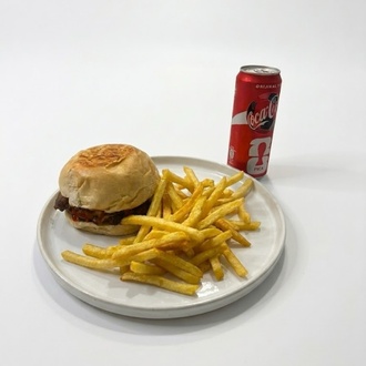 Coleslaw Burger + 330 Ml. Coca Cola görseli
