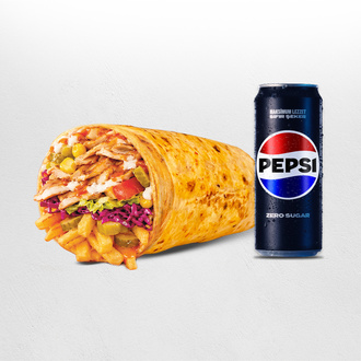 Pepsi May Burrito Klasik Menü görseli