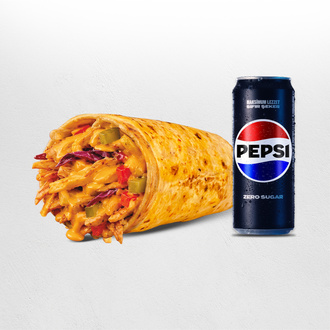 Pepsi May Burrito Cheddarlı Menü görseli