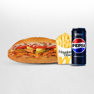 Pepsi Sandviç Tavuk Döner Menü görseli