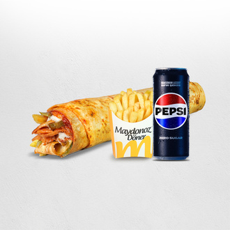 Pepsi Tavuk Döner Maydonoz Xlarge Dürüm Menü görseli
