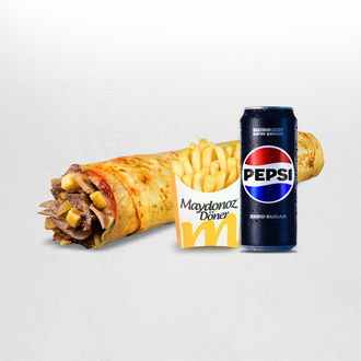 Pepsi Et Döner Maydonoz Large Dürüm Menü görseli