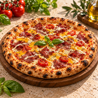 Füme Et & Cheddar İtalyan Pizza 24 Cm görseli