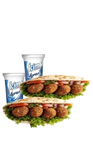 2 Kişilik Falafel Sandviç Menü görseli