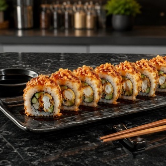 Crispy Chicken Cruncy Roll Roll (8 Pcs) görseli