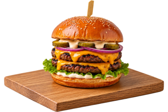 Double Cheese Sandy Burger görseli