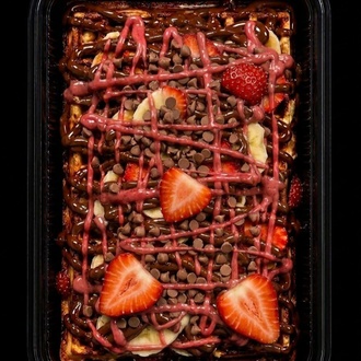 Çilekli Waffle görseli