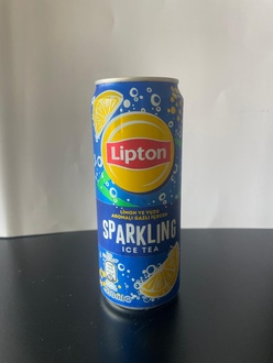 Lipton Ice Tea Limonlu Sparkling 330 Ml Teneke Kutu görseli