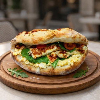 Kızartılmış Hellimli Pizzawich görseli