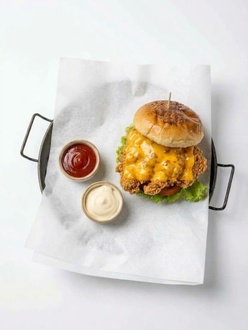 Double Chicken Burger görseli