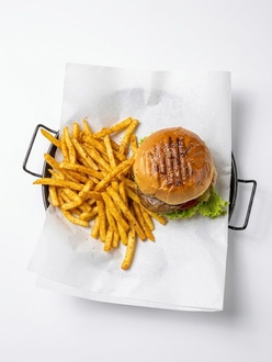 Klasik Burger Menü görseli