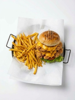 Double Chicken Burger Menü görseli