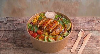 Peri Peri Soslu Tavuk Bowl görseli