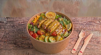 Ballı Hardal Soslu Tavuklu Bowl görseli