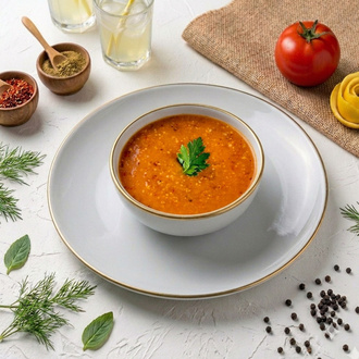 Kıymalı Tarhana Çorbası görseli