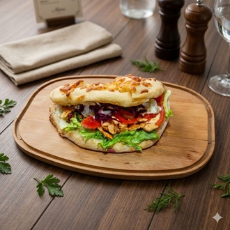 Tavuk Dönerli Pizzawich görseli