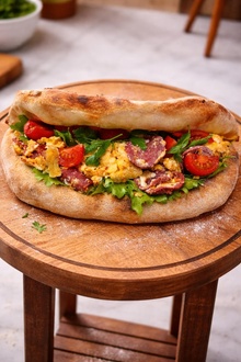 Sucuklu Yumurtalı Pizzawich görseli