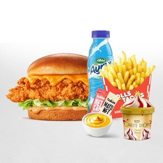 Chicken Tenders Burger Menü + Algida Meyve Rüyası görseli